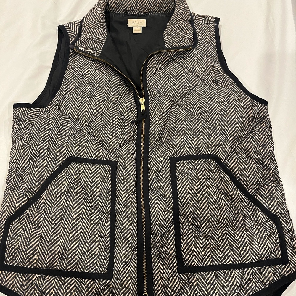 J. Crew Herringbone Vest